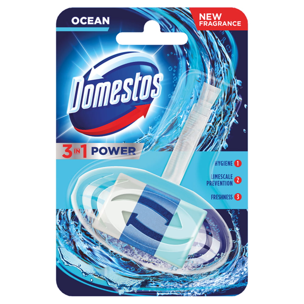 DOMESTOS 3w1 Power Ocean kostka do WC 35g