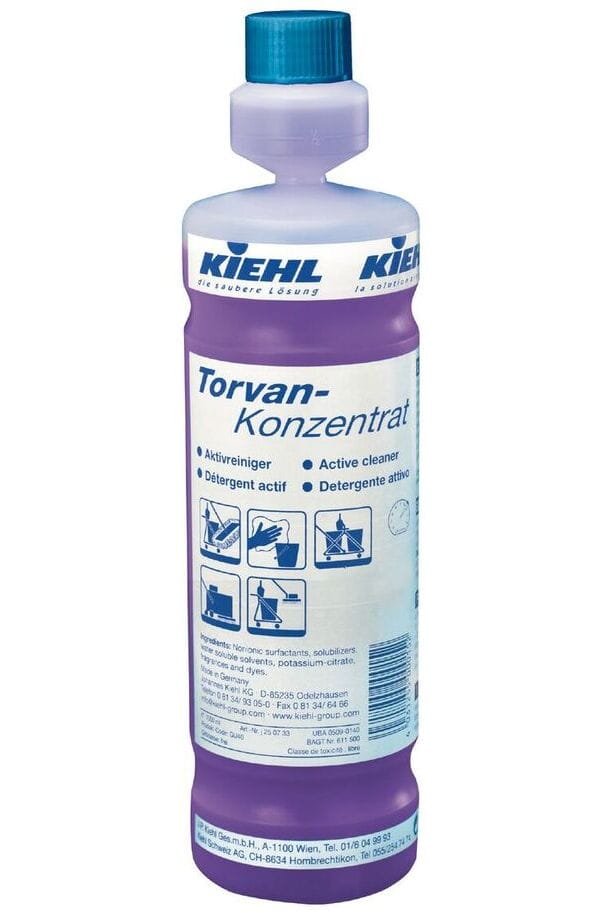 KIEHL Torvan Konzentrat bardzo szybko działający, aktywny płyn myjący 1L