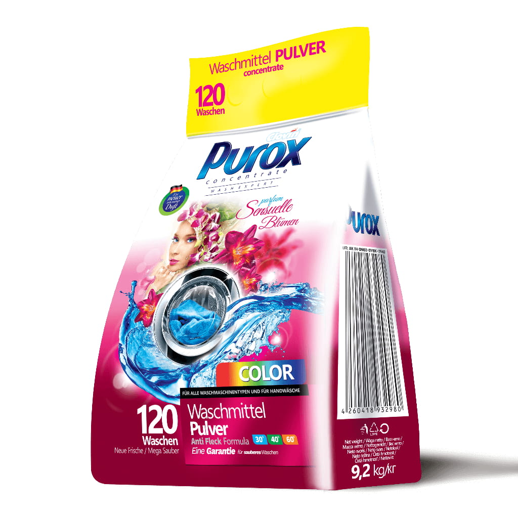 PUROX Color proszek do prania 10kg 142prania