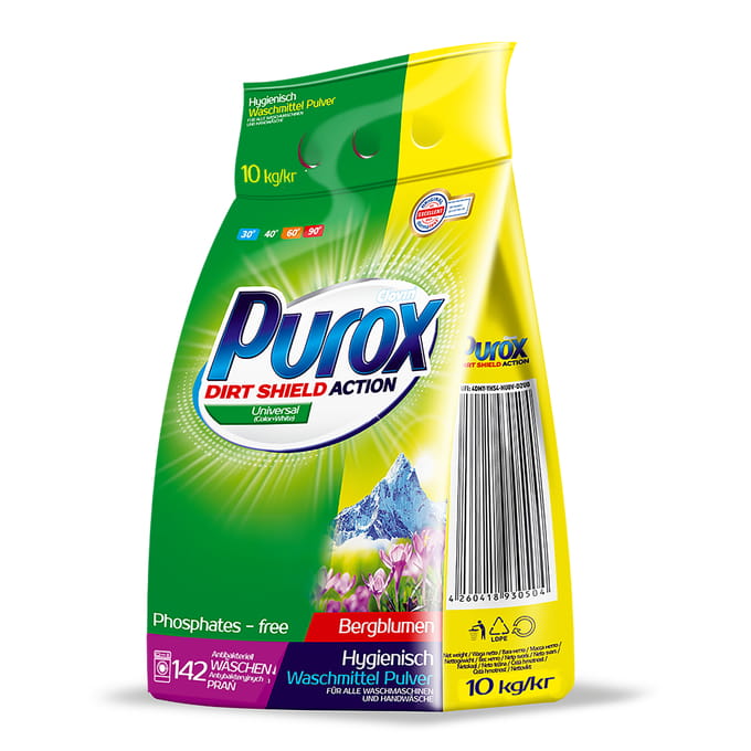 PUROX Automat proszek do prania 10kg 142prania