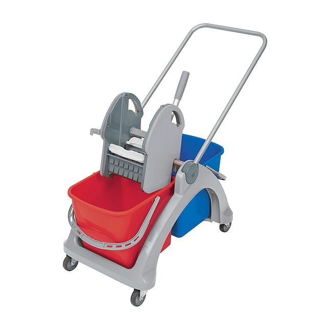 SPLAST wózek z tworzywa dwukomorowy 2x25L