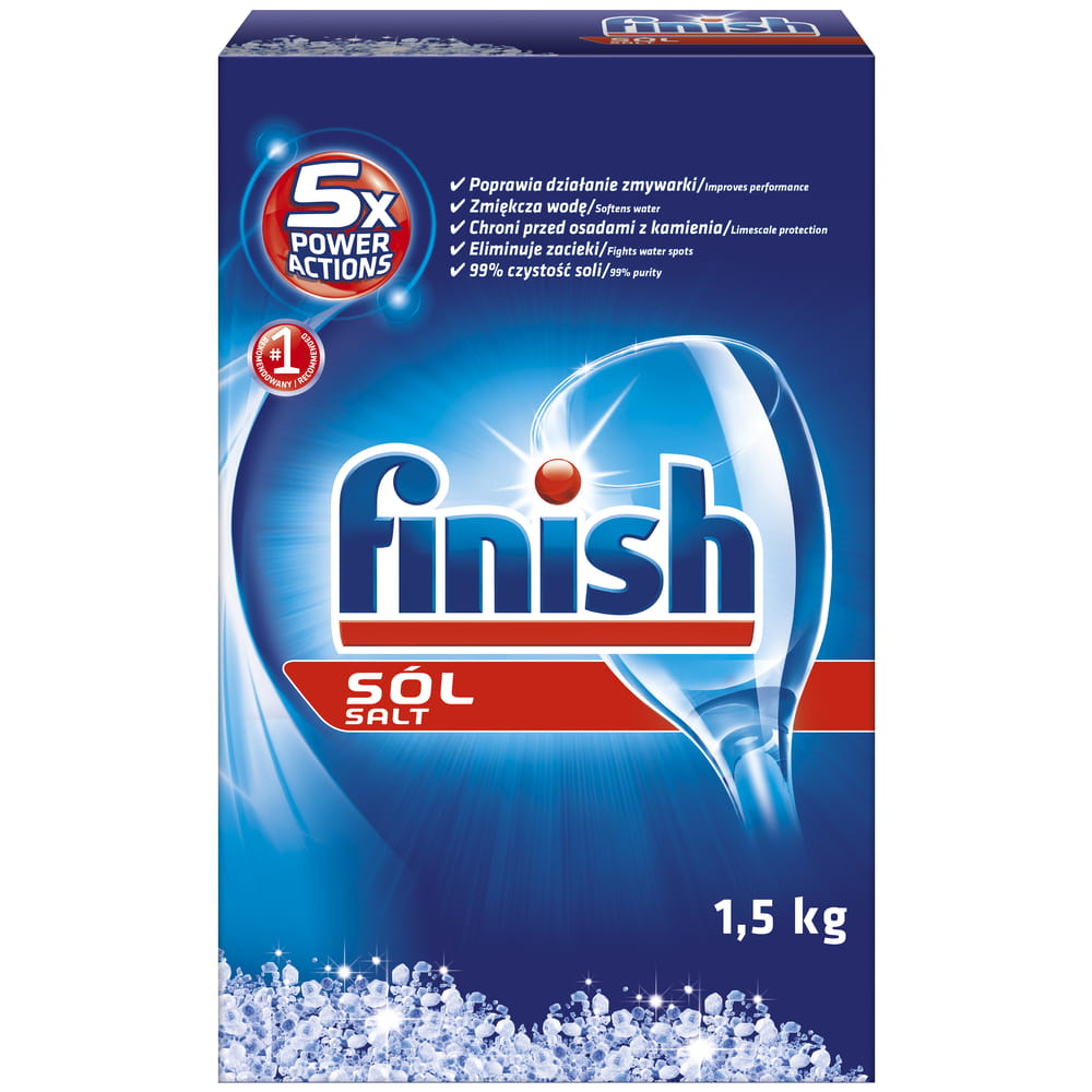 FINISH sól do zmywarek 1,5 kg