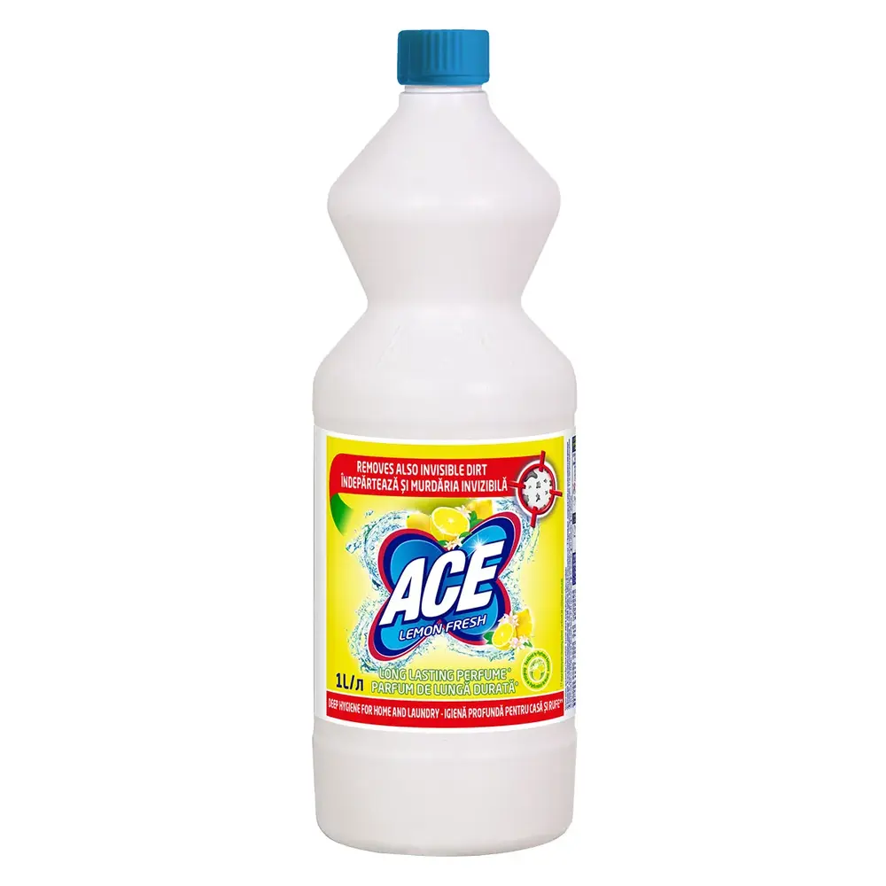 ACE LEMON 1L wybielacz do tkanin o zapachu cytrynowym