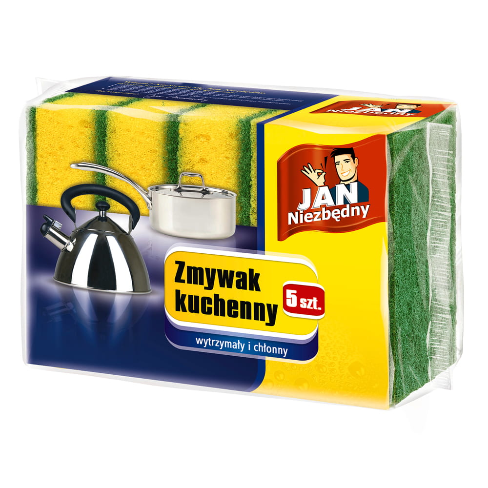 JAN NIEZBĘDNY zmywak kuchenny 5 sztuk
