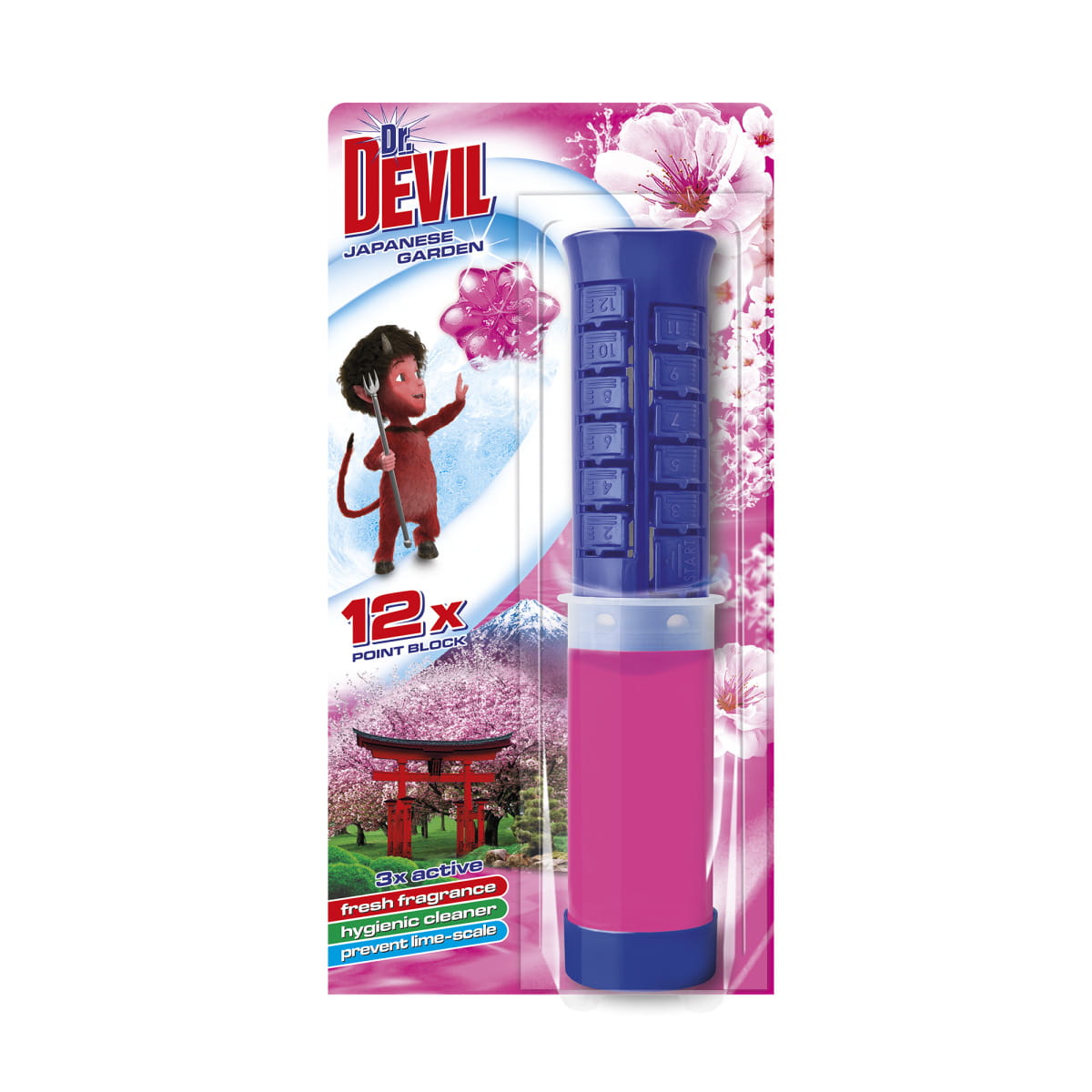 DR.DEVIL punktowy krążek WC żel 12 aplikacji MIX