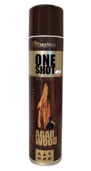 ONE SHOT AGAR WOOD neutralizator, odświeżacz powietrza 600ml