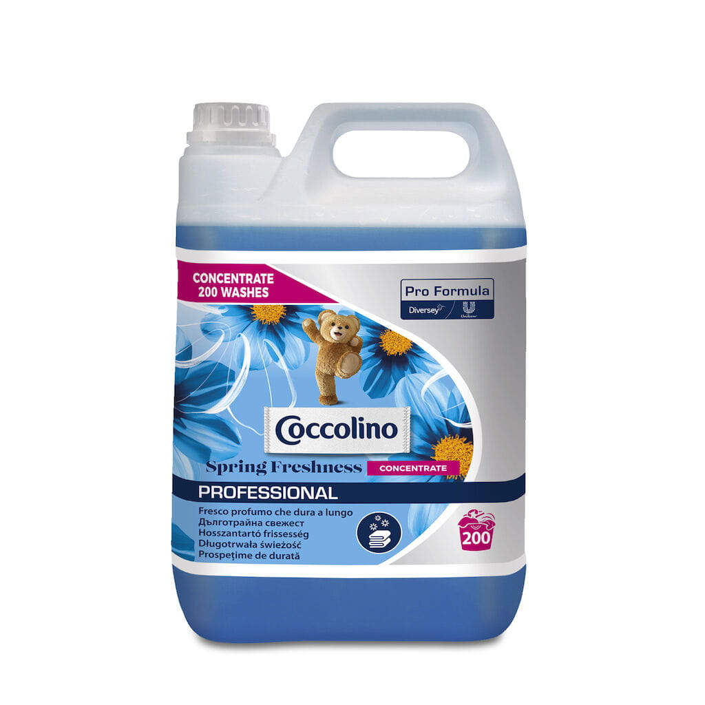 Coccolino Professional Spring Freshness 5L / 200 prań preparat zmiękczający do płukania tkanin, o świeżym zapachu