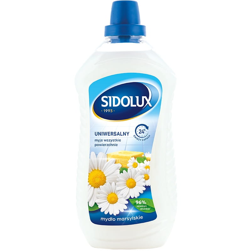 SIDOLUX Uniwersalny płyn do mycia 1L - mydło marsylskie