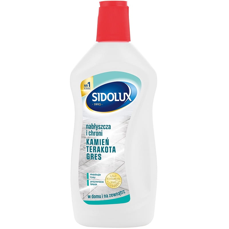 SIDOLUX pasta ochrona i połysk kamień, terakota, gres 500 ml