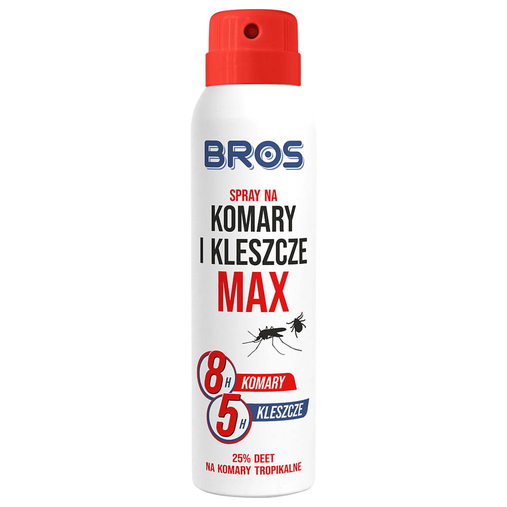 BROS SPRAY NA KOMARY I KLESZCZE 25,77% DEET 90ml