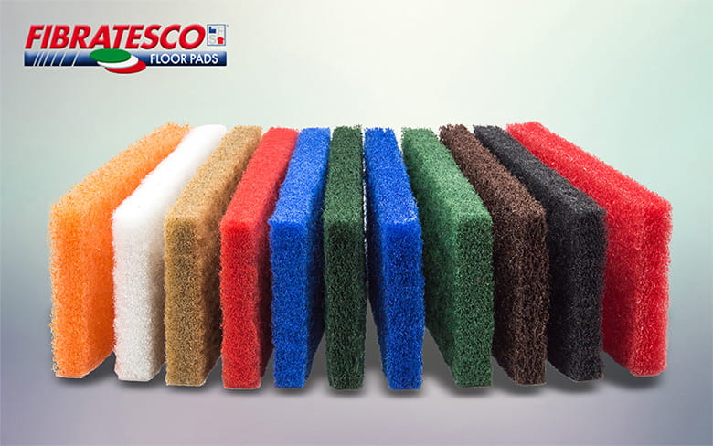 FIBRATESCO PAD CZYSZCZĄCY RĘCZNY 25cm x 12cm x 2cm