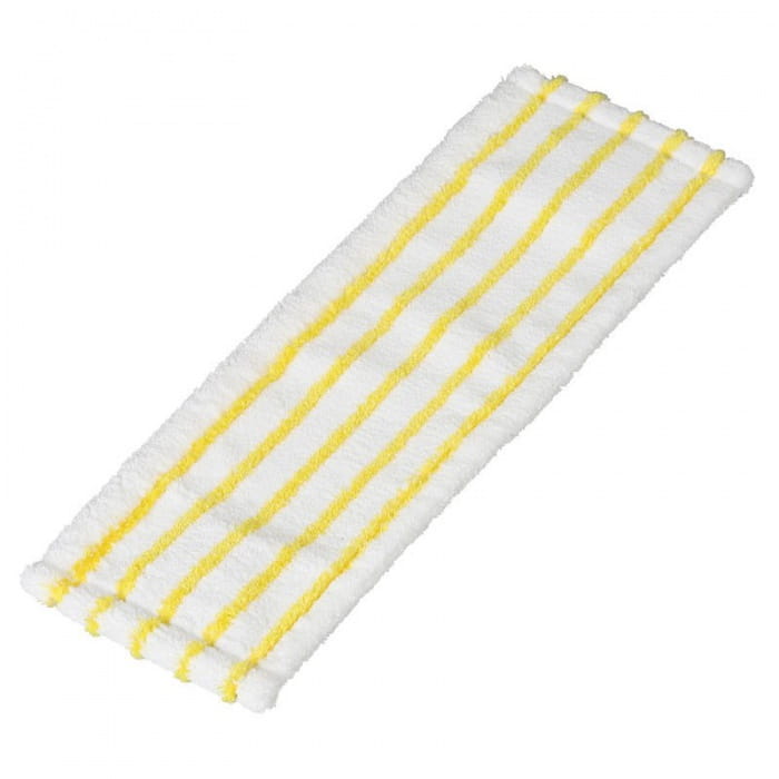 CleanPRO mop płaski mikrofibra GRUNT "DUO" KLIPS/KIESZEŃ 40cm