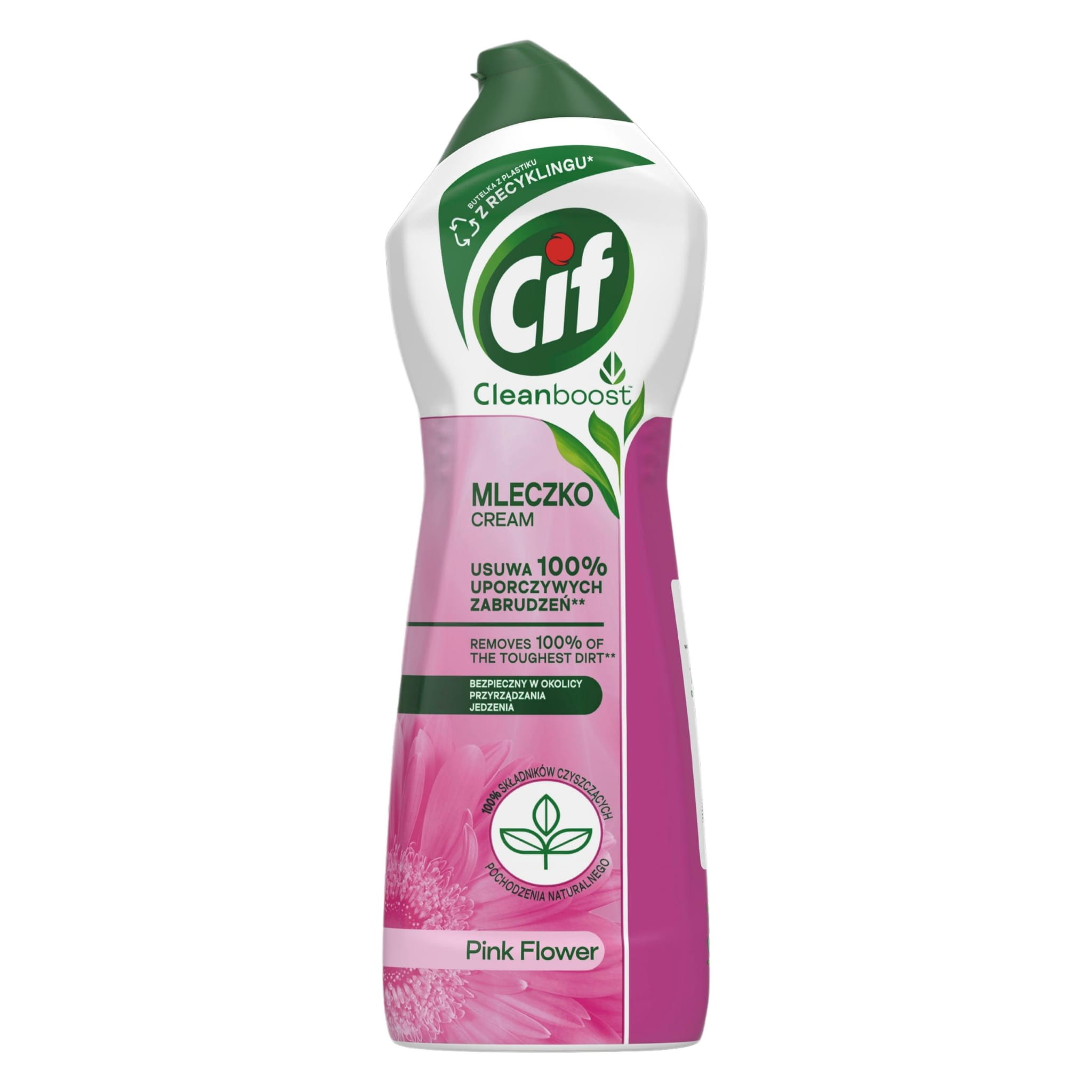 CIF CREAM PINK FLOWER mleczko z mikro kryształkami 780g