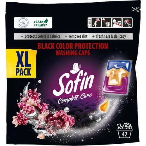 SOFIN Complete Care Black Color Protection 42 sztuki - kapsułki do prania