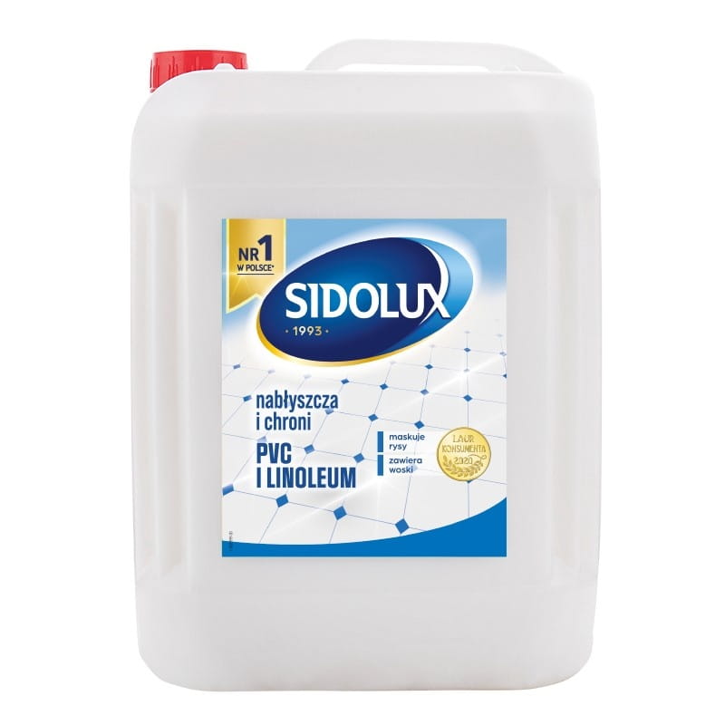 SIDOLUX pasta ochrona i połysk pvc i linoleum 5L