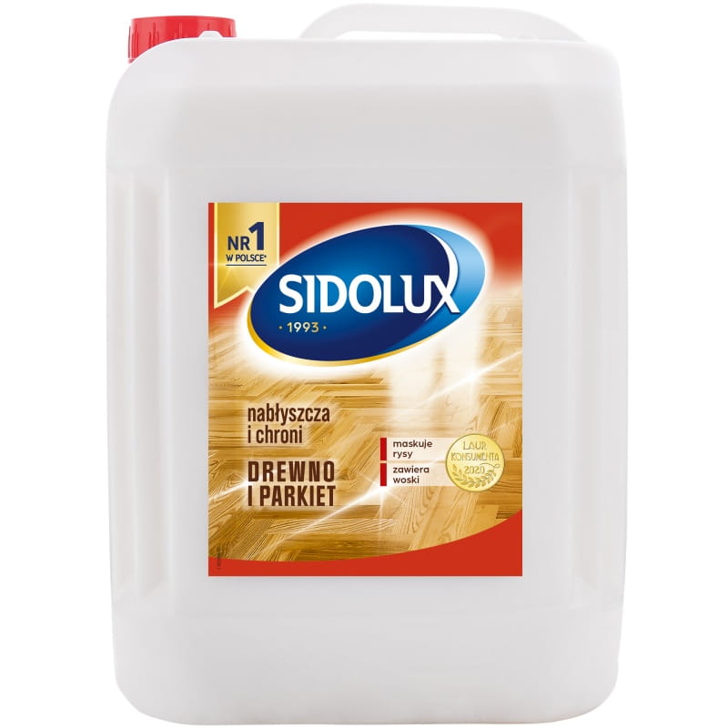 SIDOLUX pasta ochrona i połysk drewno i parkiet 5L