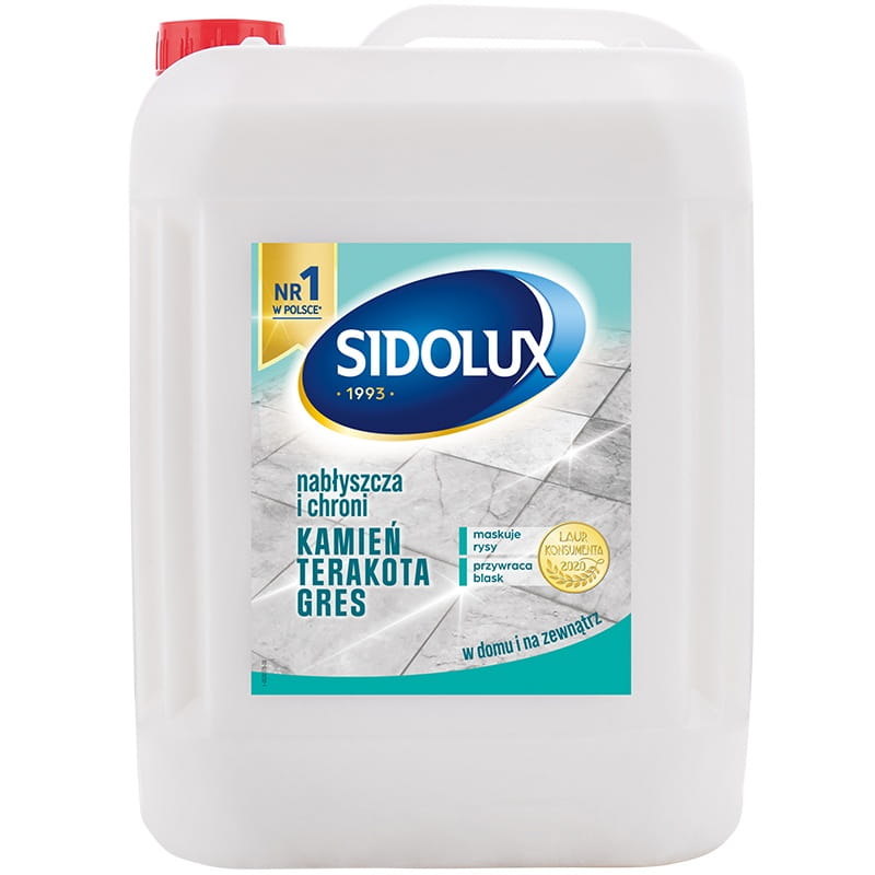 SIDOLUX pasta ochrona i połysk kamień, terakota, gres 5L
