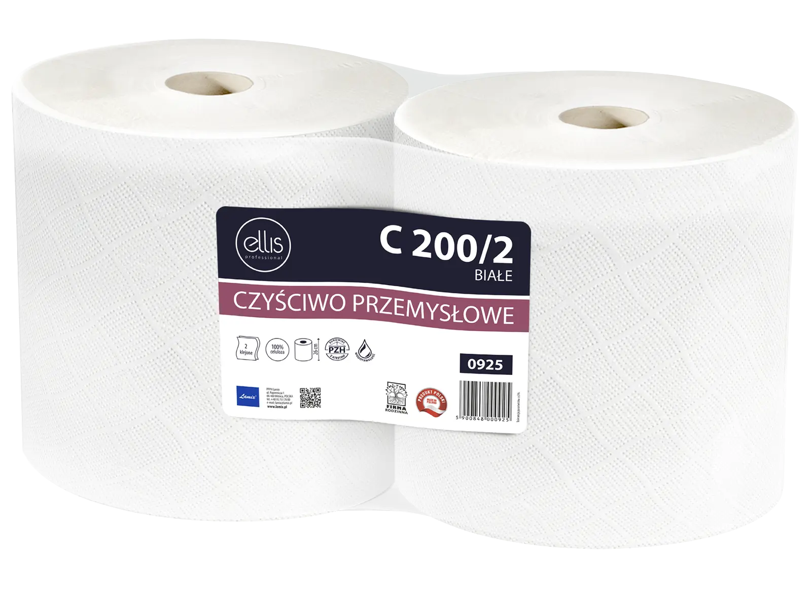 0925 LAMIX ellis czyściwo 2w 100% celuloza / 2 sztuki