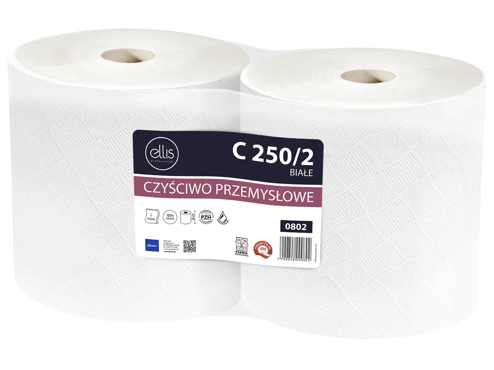 0802 LAMIX ellis czyściwo 2w 100% celuloza / 2 sztuki
