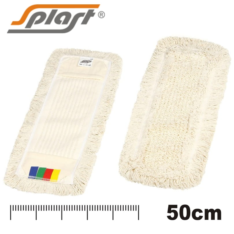 SPLAST kieszeniowy mop płaski bawełna 50 cm