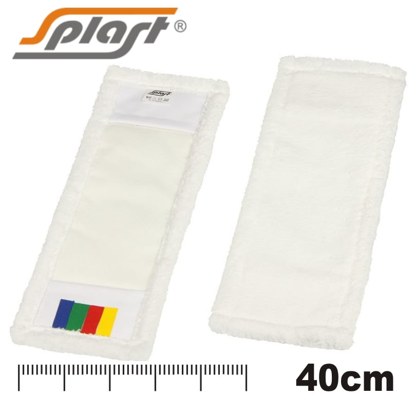 SPLAST kieszeniowy mop płaski z mikrofazy 40 cm