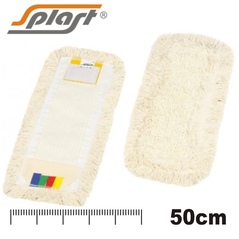 SPLAST mop płaski z "taśmą" bawełna 50 cm