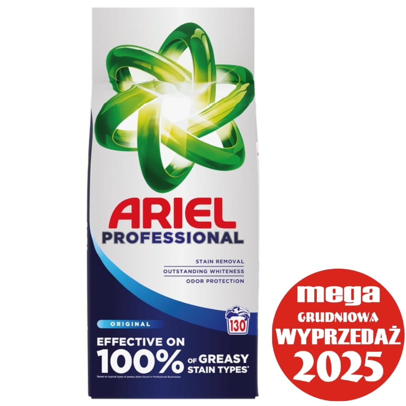 Ariel Professional proszek do prania tkanin białych 7,15kg / 130 prań