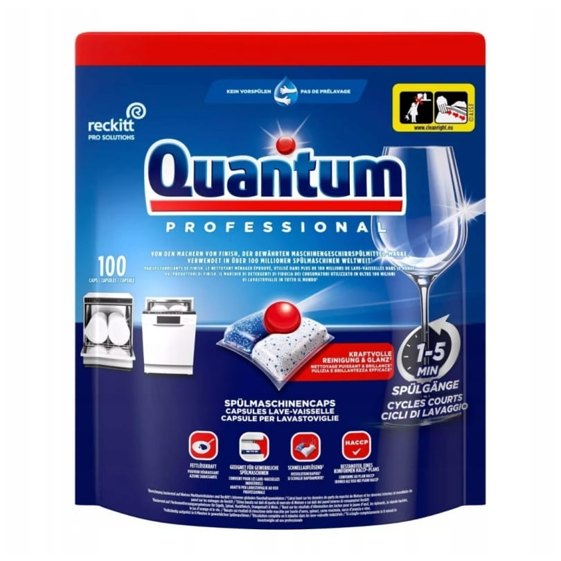 FINISH QUANTUM Professional 100sztuk kapsułki do mycia naczyń w zmywarce