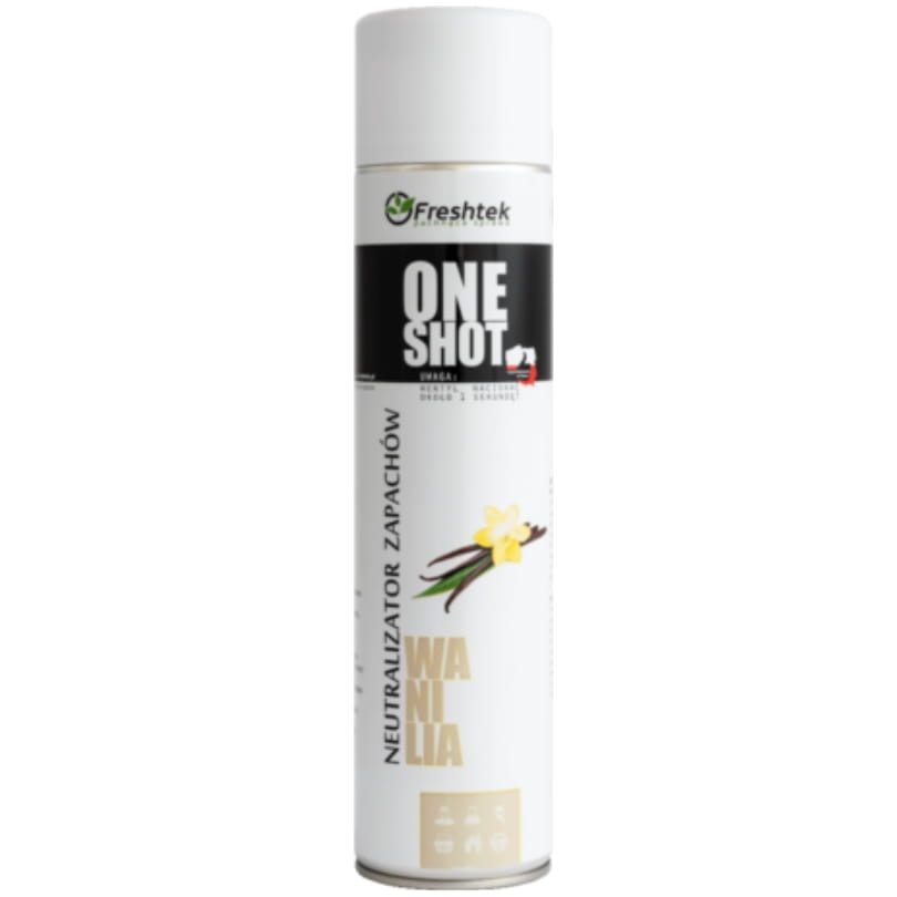 ONE SHOT WANILIA neutralizator, odświeżacz powietrza 600ml