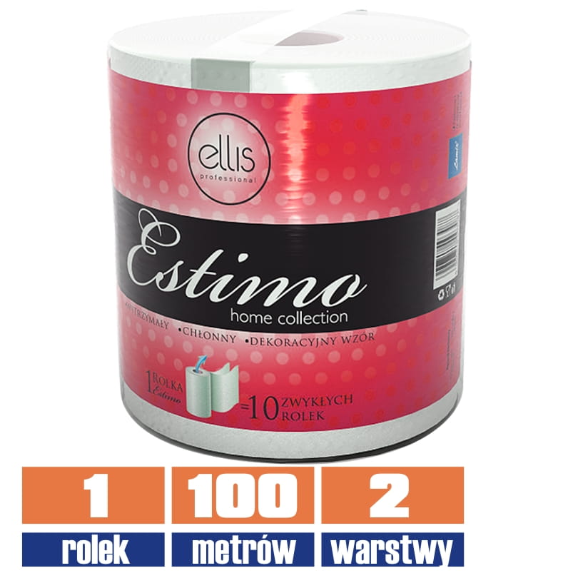 3087 LAMIX ESTIMO ręcznik papierowy 2 warstwowy 100m / 500 listków