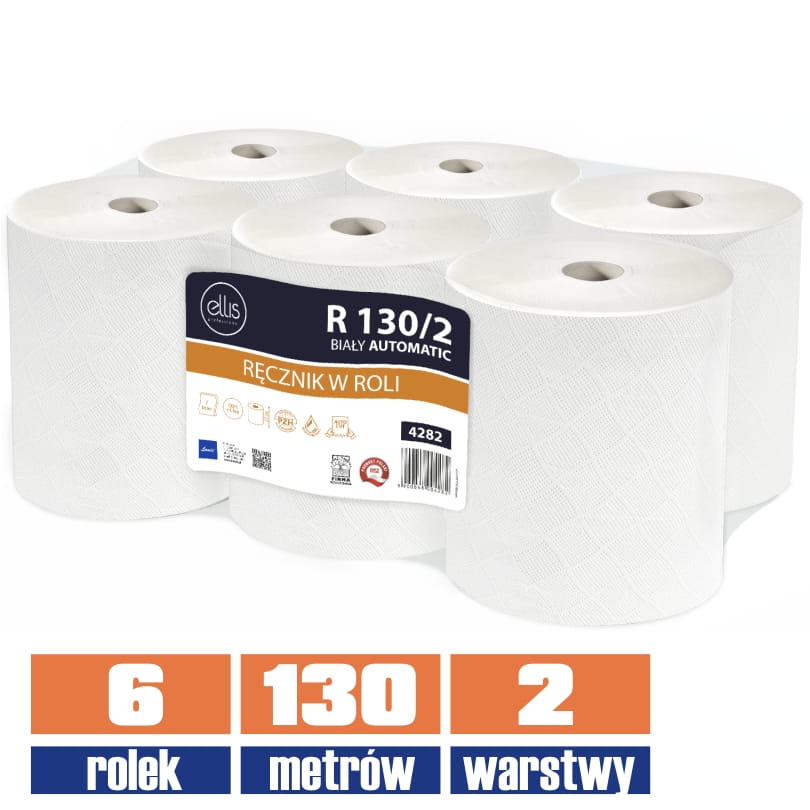4282 LAMIX ręcznik automatic 100% celuloza 130mb / 6 sztuk