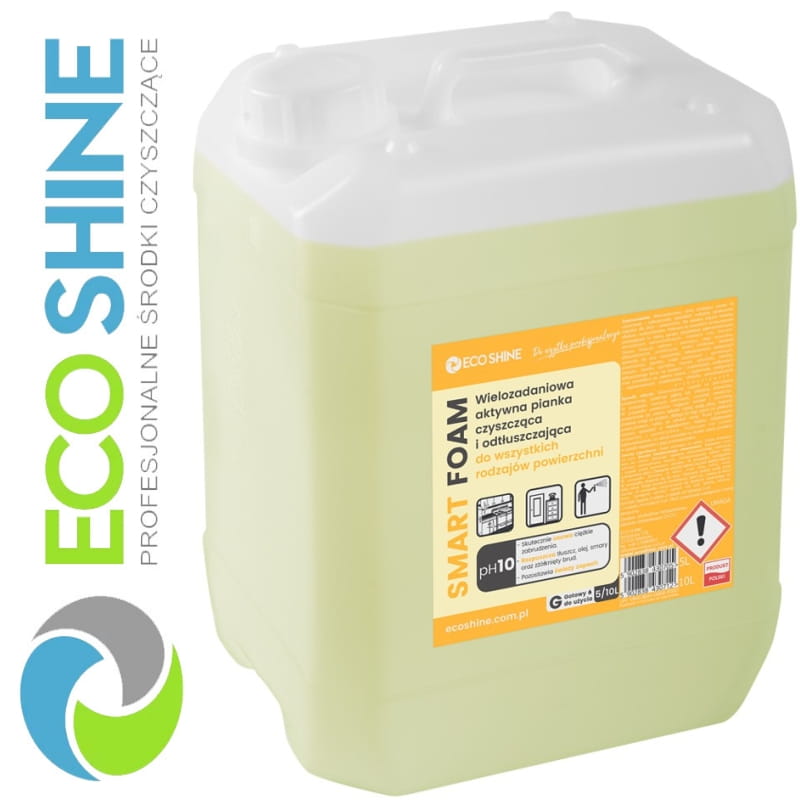 ECOSHINE SMART FOAM 5L aktywna pianka do usuwania tłuszczy, olejów, smarów