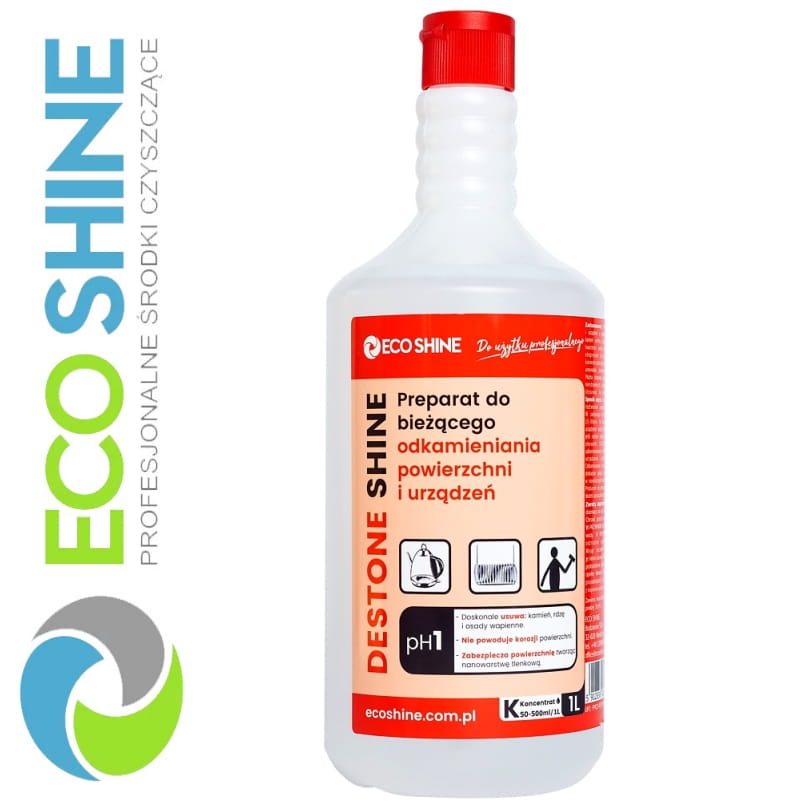 ECOSHINE DESTONE SHINE 1L bieżące odkamienianie powierzchni i urządzeń