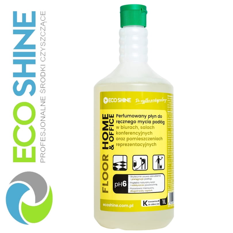 ECOSHINE FLOOR HOME&OFFICE 1L perfumowany płyn do ręcznego mycia podłóg
