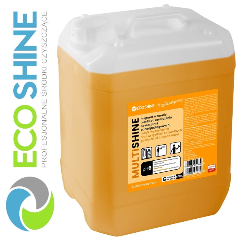 ECOSHINE MULTISHINE 5L uniwersalny płyn do czyszczenia wszystkich powierzchni