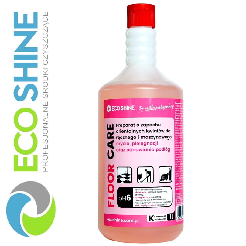 ECOSHINE FLOOR CARE 1L preparat do mycia, pielęgnacji i odnawiania podłóg