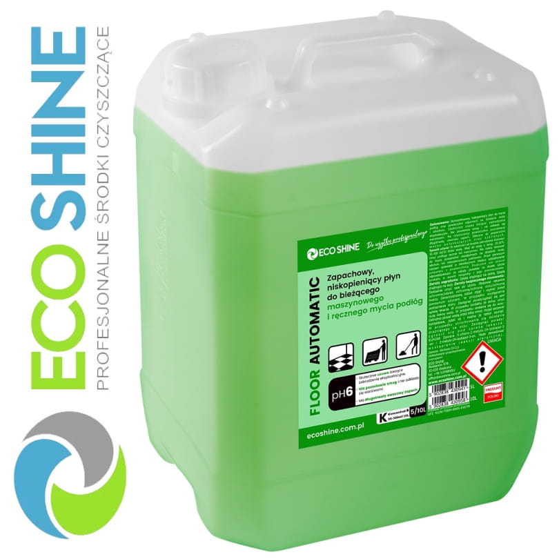 ECOSHINE FLOOR AUTOMATIC 10L skoncentrowany, zapachowy płyn do maszynowego mycia podłóg