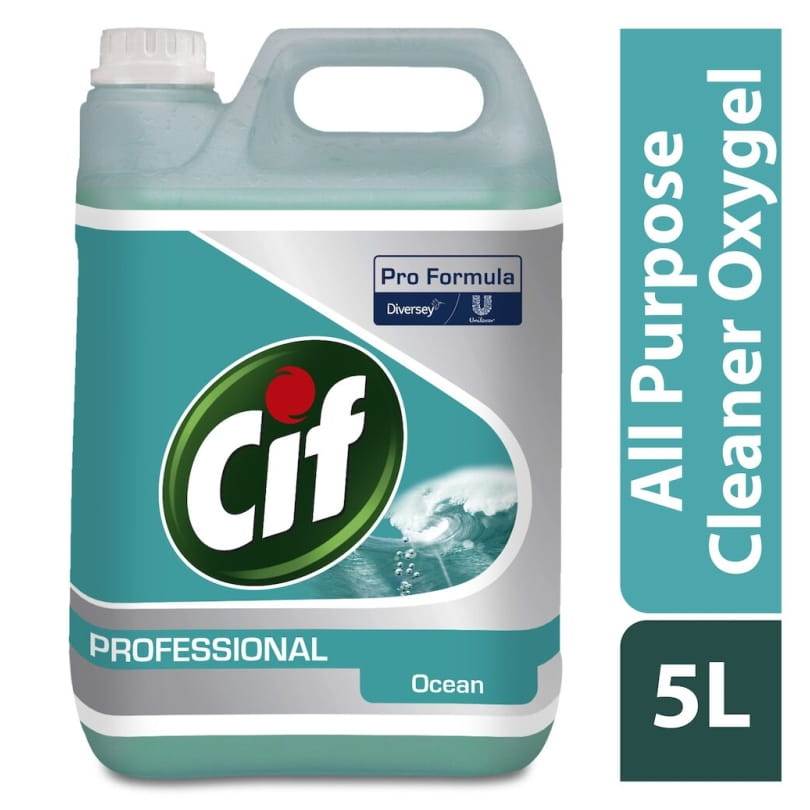 Cif Professional Oxy-Gel Ocean 5L preparat do mycia podłóg i innych wodoodpornych powierzchni zmywalnych