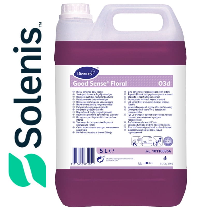 DIVERSEY Good Sense Floral 5L uniwersalny preparat myjący, silnie perfumowany