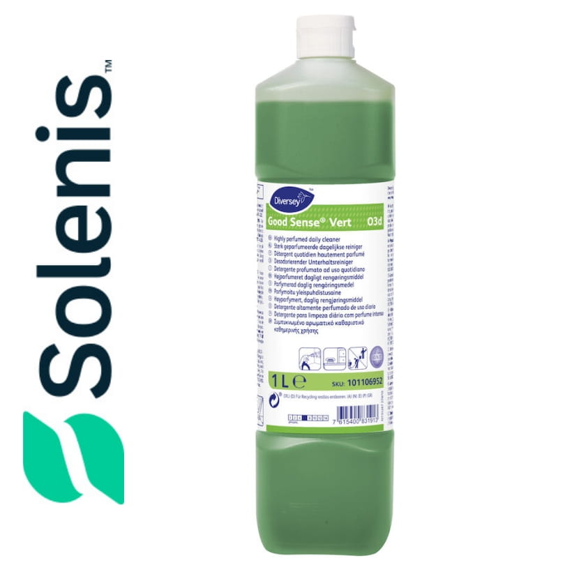 DIVERSEY Good Sense Vert 1L uniwersalny preparat myjący, silnie perfumowany