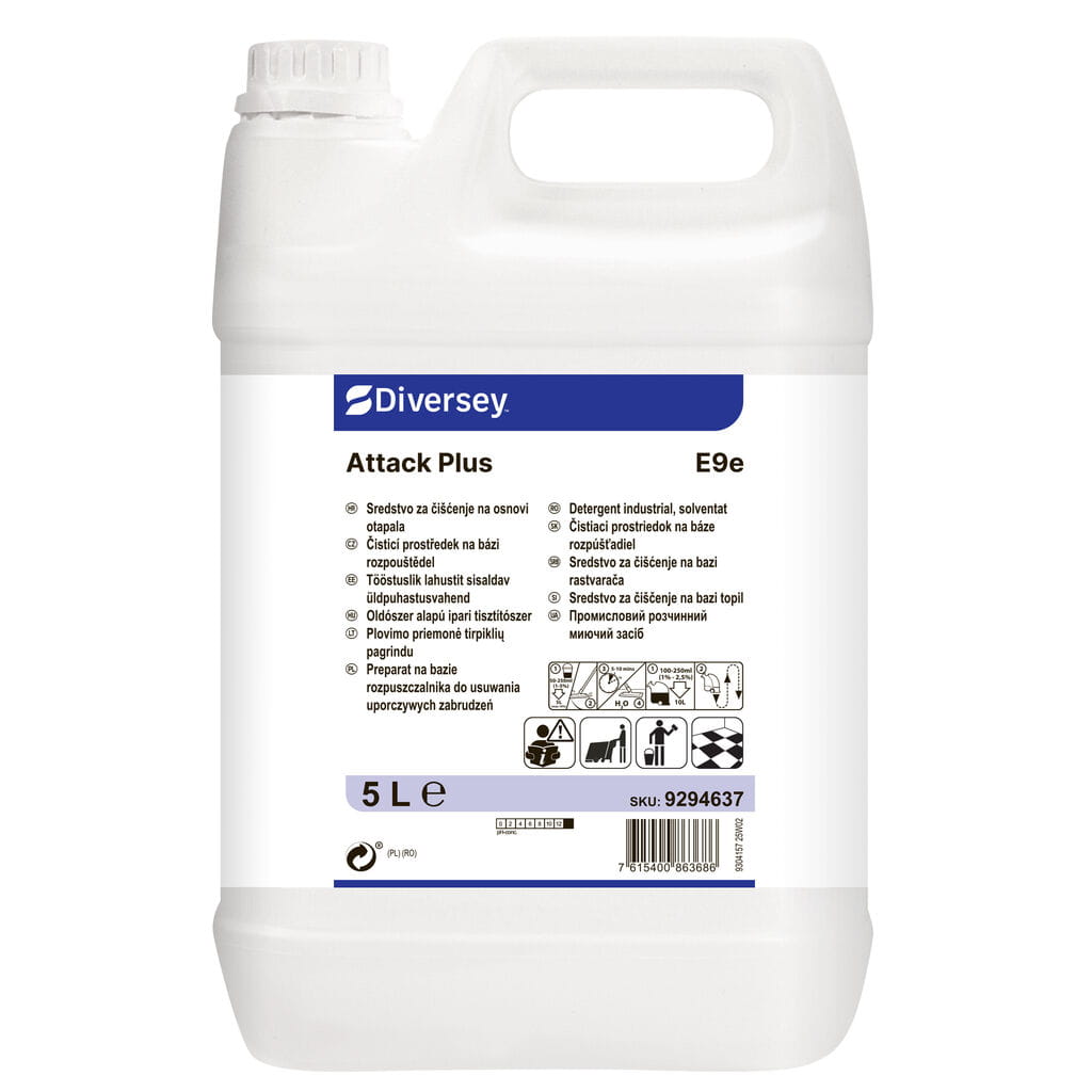 DIVERSEY ATTAK PLUS 5L preparat do usuwania śladów po oponach