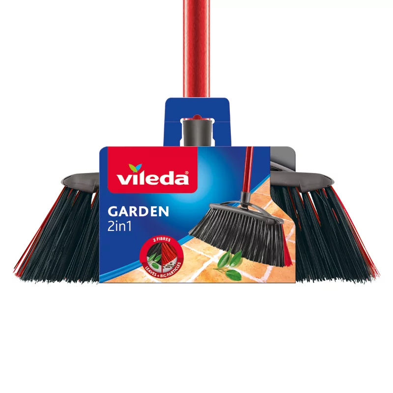 VILEDA szczotka Garden 2in1 + kij