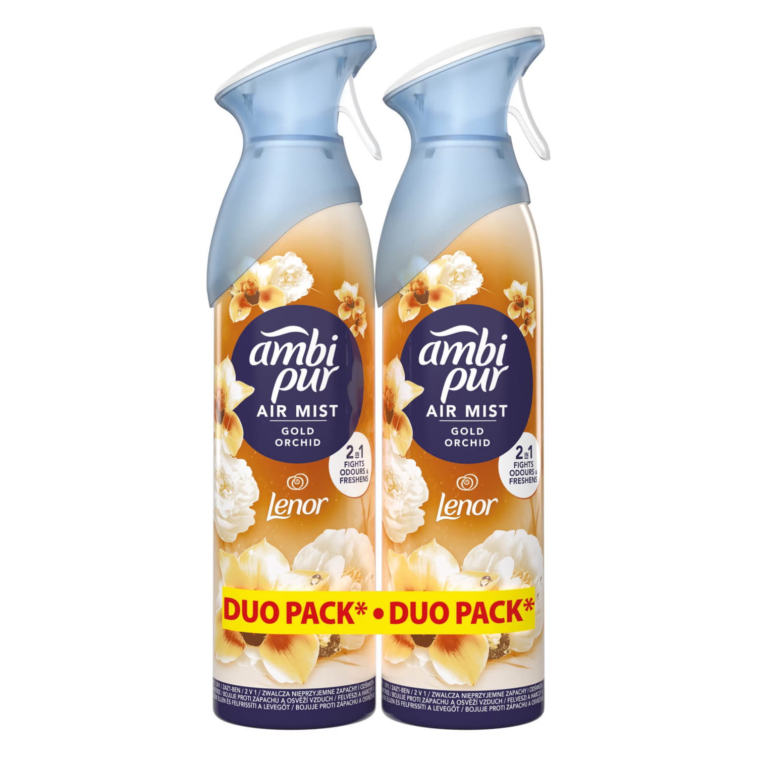AMBI PUR Gold Orchid 185ml x 2 odświeżacz powietrza w sprayu