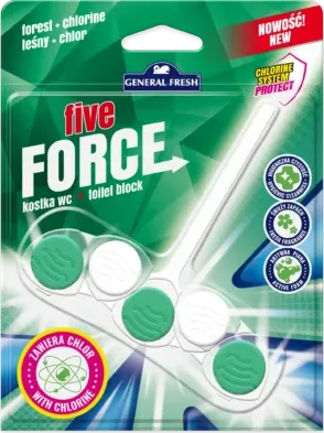 GENERAL FRESH FIVE FORCE LAS zawieszka do WC 50g