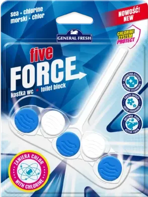 GENERAL FRESH FIVE FORCE MORSKA zawieszka do WC 50g
