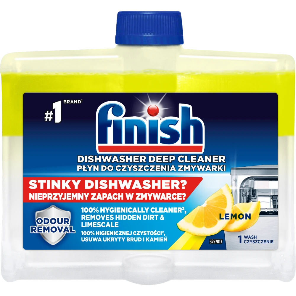 FINISH płyn czyszczący do zmywarek 250 ml - lemon