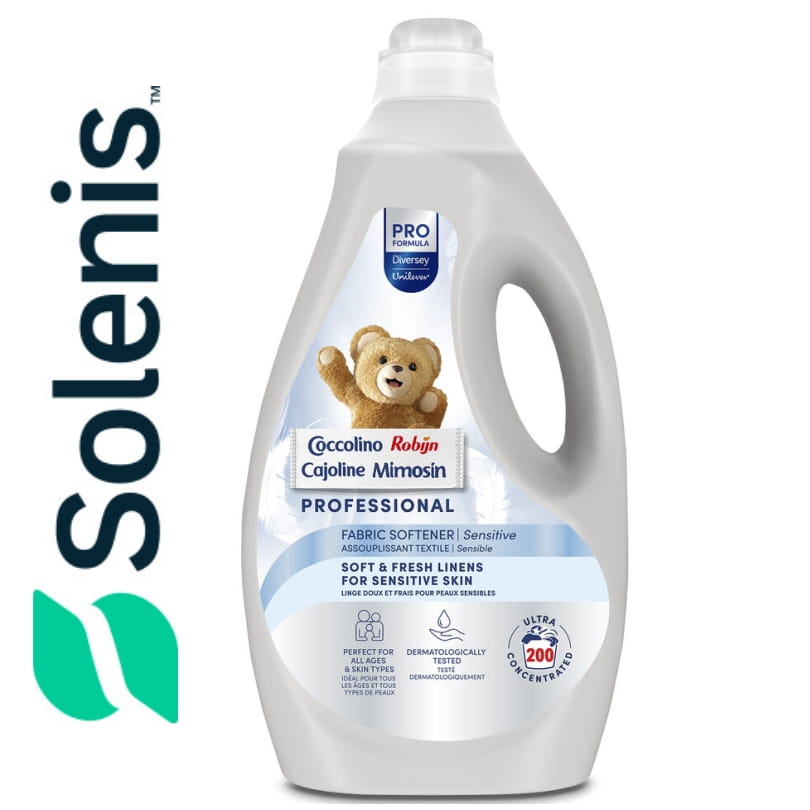 Coccolino Sensitive 5L / 200 prań skoncentrowany preparat zmiękczający do płukania tkanin, o świeżym zapachu 5L