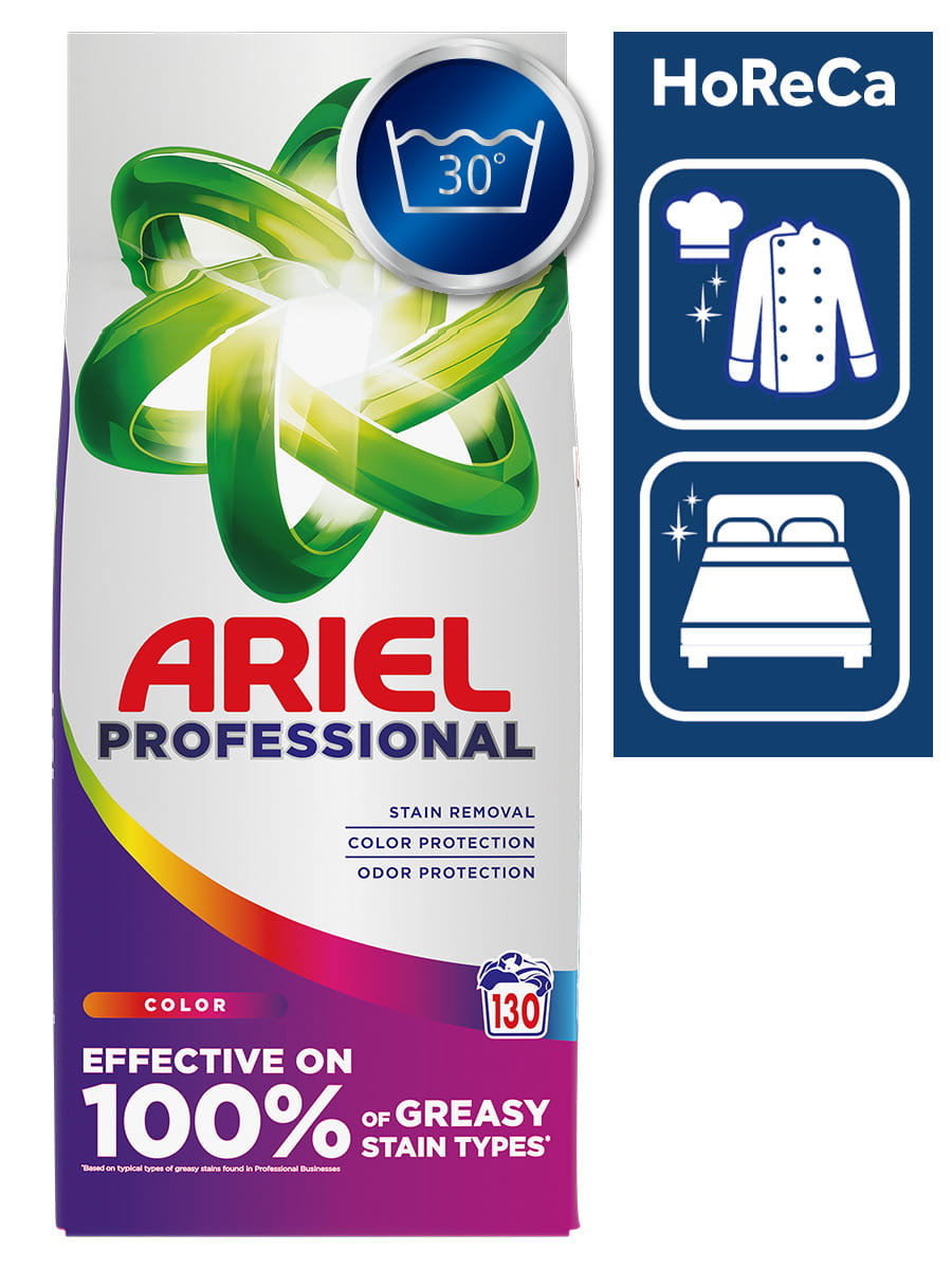 Ariel Professional proszek do prania tkanin kolorowych 7,15kg / 130 prań