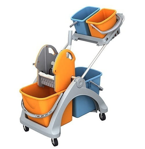 SPLAST wózek wiadro 2x25L + wiaderka 2x6L