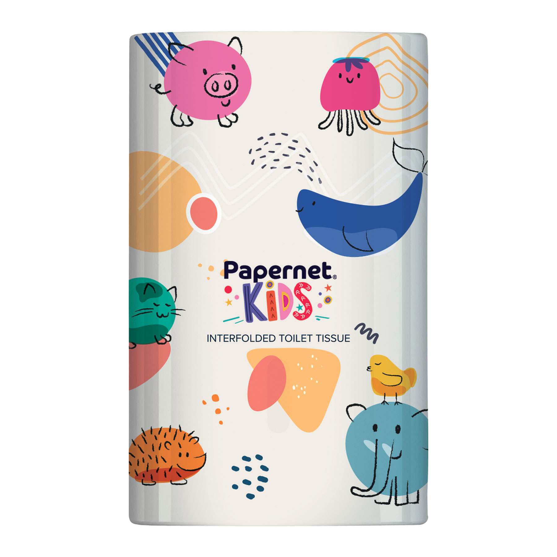 Papernet Kids "ZWIERZĄTKA" dozownik do papieru toaletowego w listkach